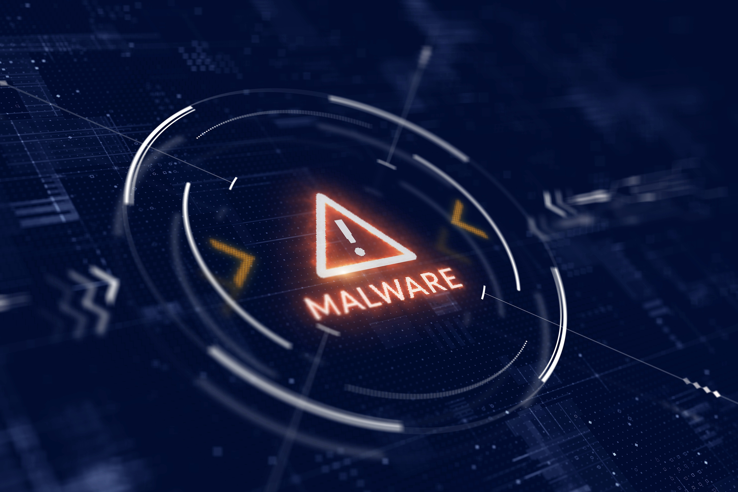 icon image that indicates malware has been detected